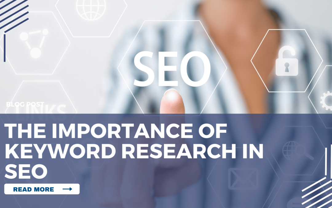 header image for blog post about the importance of keyword research in seo