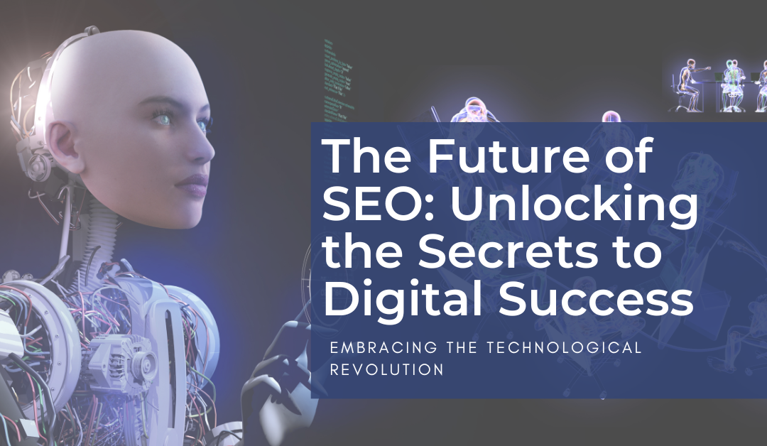 blog post banner about the future of seo