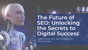 blog post banner about the future of seo